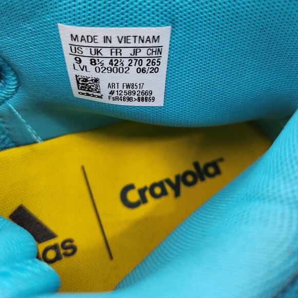 Adidas D.O.N. Issue 2 Crayola Signal Cyan Sky Blue Sneakers 9 main image 11